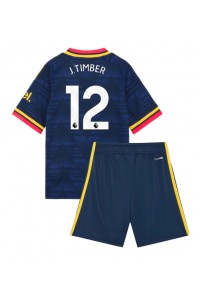 Arsenal Jurrien Timber #12 Babyklær Borte Fotballdrakt til barn 2026-27 Korte ermer (+ Korte bukser)